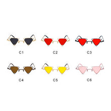 Load image into Gallery viewer, Vintage Punk Triangle Sunglasses