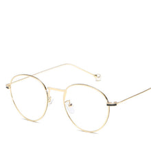 Load image into Gallery viewer, New Women Oval Pearl Eyeglasses