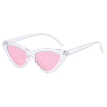 Load image into Gallery viewer, Fashion cat Eye SunglasseVintage Cat Eye Sequins Transparent Sunglasses Retro Eyewear Fashion Driver Night Driving#LD
