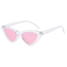 Load image into Gallery viewer, Fashion cat Eye SunglasseVintage Cat Eye Sequins Transparent Sunglasses Retro Eyewear Fashion Driver Night Driving#LD