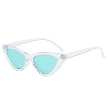 Load image into Gallery viewer, Fashion cat Eye SunglasseVintage Cat Eye Sequins Transparent Sunglasses Retro Eyewear Fashion Driver Night Driving#LD