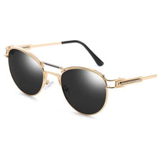 Load image into Gallery viewer, Women Men Summer New Fashion Oval Steampunk Sunglasses