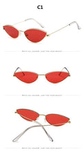 Load image into Gallery viewer, Small  Sexy Cat Eye Sunglasses