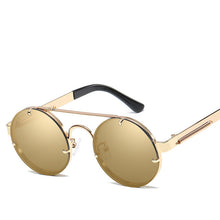 Load image into Gallery viewer, Steampunk Round Sunglasses