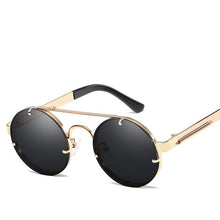 Load image into Gallery viewer, Steampunk Round Sunglasses