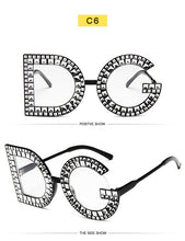 Load image into Gallery viewer, Diamond Round Oversized Sunglasses