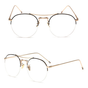 Vintage Men Women Round Eyeglass